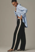 Load image into Gallery viewer, Maeve Crochet Track Stripe Pant
