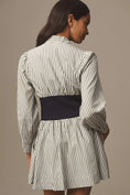 Load image into Gallery viewer, The Tommie Smocked Front-Zip Shirt Dress: Long-Sleeve Mini Edition

