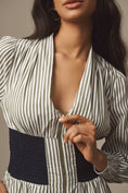 Load image into Gallery viewer, The Tommie Smocked Front-Zip Shirt Dress: Long-Sleeve Mini Edition
