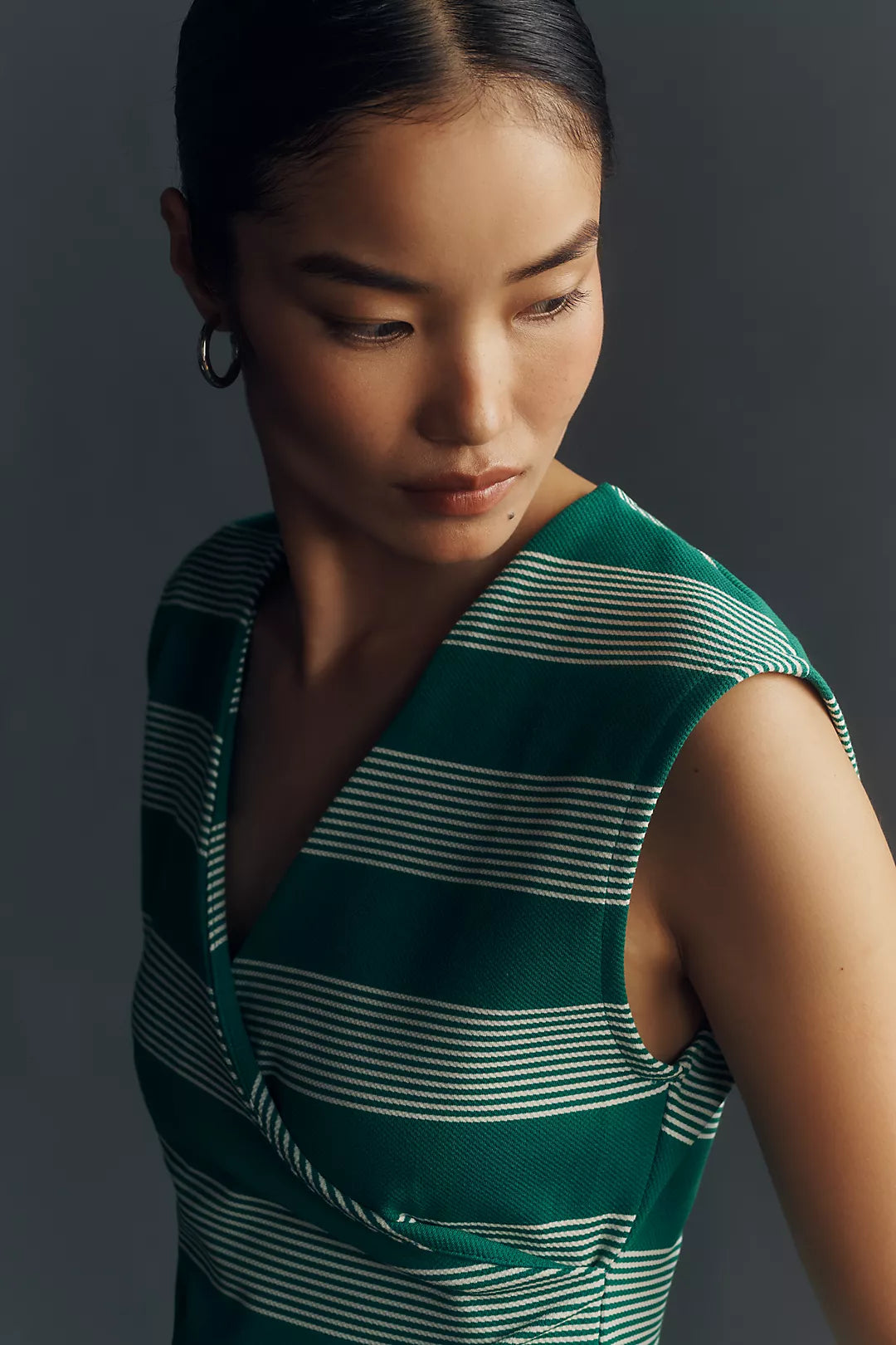 Maeve Sleeveless V-Neck Wrap Top