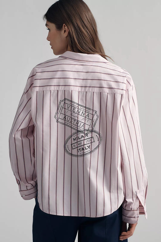 The Shrunken Bennet Embellished Buttondown Shirt