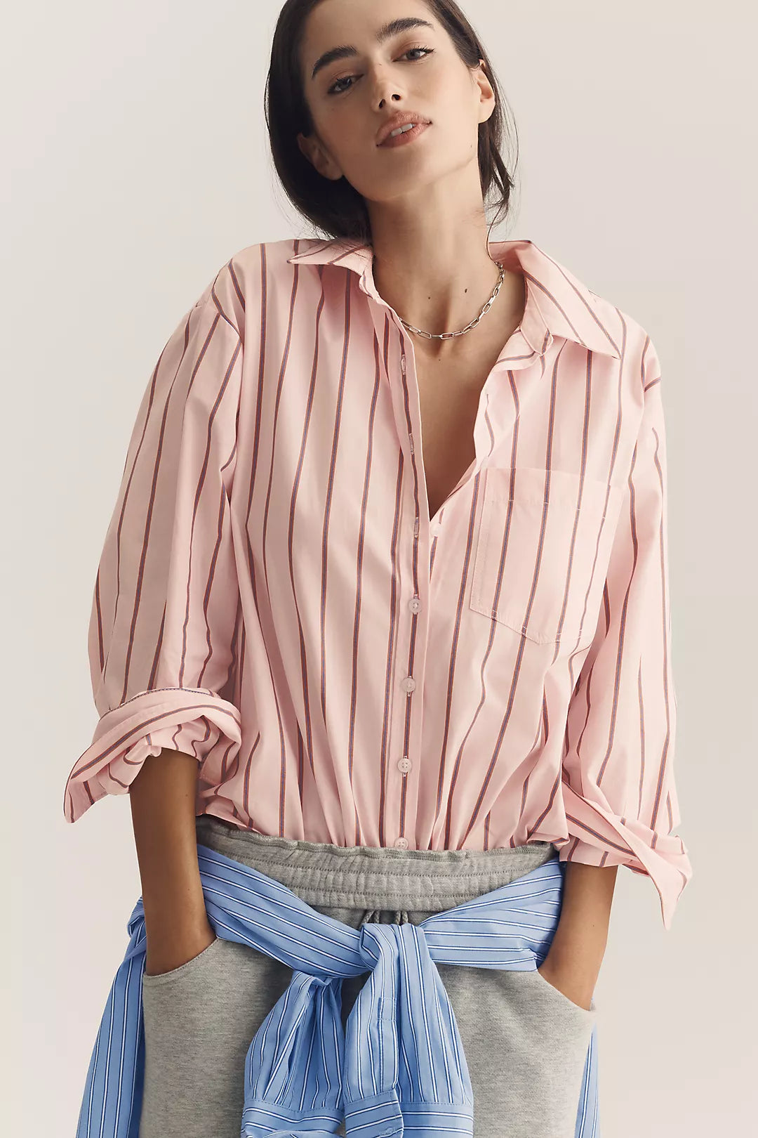 The Shrunken Bennet Embellished Buttondown Shirt