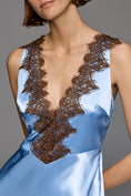 Load image into Gallery viewer, By Anthropologie Lace V-Neck Midi Slip Dress
