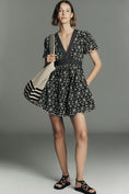 Load image into Gallery viewer, Maeve Cotton Lace V-Neck Mini Dress
