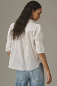 Load image into Gallery viewer, Tallulah Puff-Sleeve Buttondown Top by Pilcro
