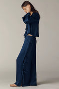 Load image into Gallery viewer, Maeve Silken Tie Wide-Leg Pants
