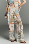 Load image into Gallery viewer, Ranna Gill Tropical Print Wide-Leg Pants
