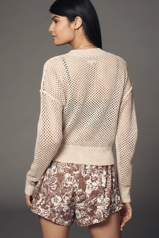 Pilcro Stitchy Bomber Cardigan