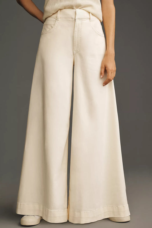 Pilcro High-Rise Wide-Leg Palazzo Pants
