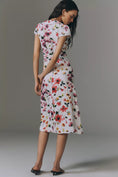 Load image into Gallery viewer, By Anthropologie Collared Short-Sleeve Midi Dress

