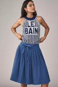Load image into Gallery viewer, Maeve Bow-Front Pleated Knee-Length Skirt
