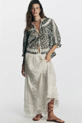 Load image into Gallery viewer, By Anthropologie Half-Sleeve Eyelet Swing Top
