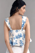 Load image into Gallery viewer, Maeve Square-Neck Peplum Tank Top
