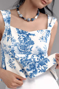 Load image into Gallery viewer, Maeve Square-Neck Peplum Tank Top
