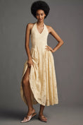 Load image into Gallery viewer, Extro&Vert Mila Halter Midi Dress
