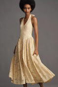 Load image into Gallery viewer, Extro&Vert Mila Halter Midi Dress
