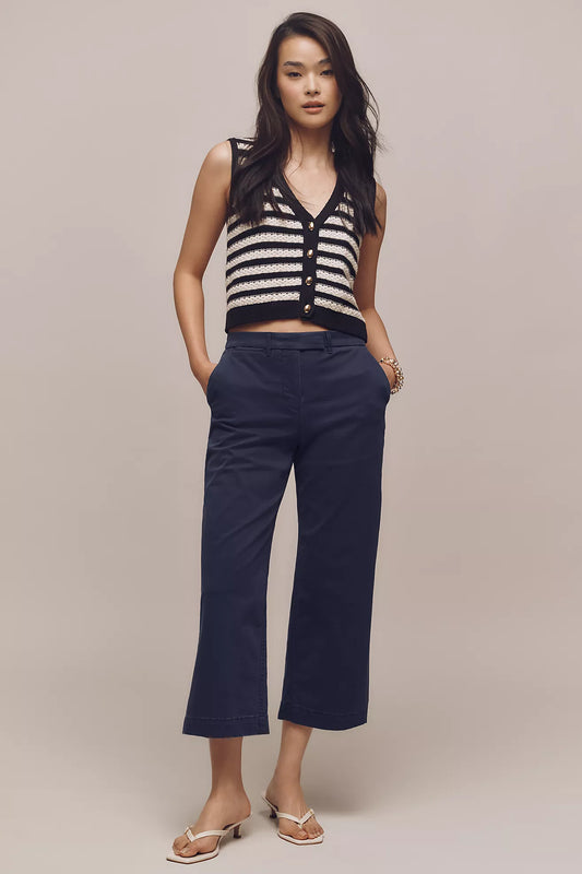 Maeve Chino Crop Trousers