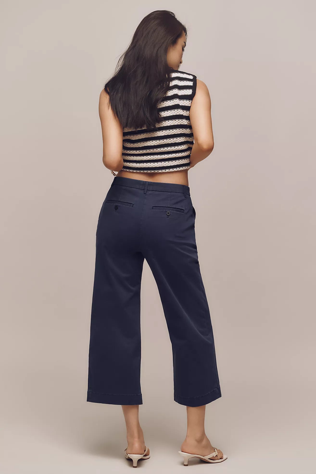 Maeve Chino Crop Trousers