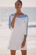 Load image into Gallery viewer, Celandine Punting Boat-Neck T-Shirt Mini Dress
