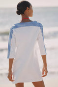Load image into Gallery viewer, Celandine Punting Boat-Neck T-Shirt Mini Dress
