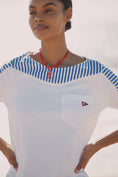 Load image into Gallery viewer, Celandine Punting Boat-Neck T-Shirt Mini Dress
