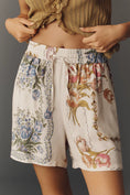Load image into Gallery viewer, The Brooklin Tie-Front Printed Pull-On Shorts by Maeve
