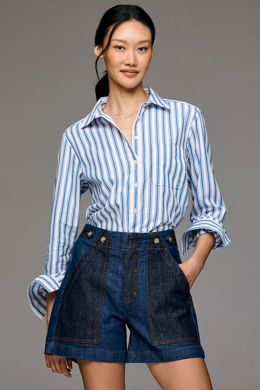 Henri Denim Shorts by Pilcro
