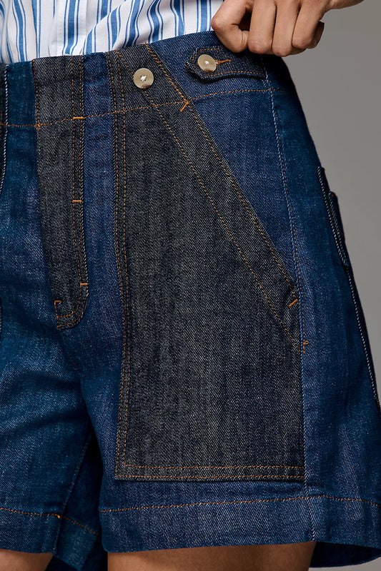 Henri Denim Shorts by Pilcro