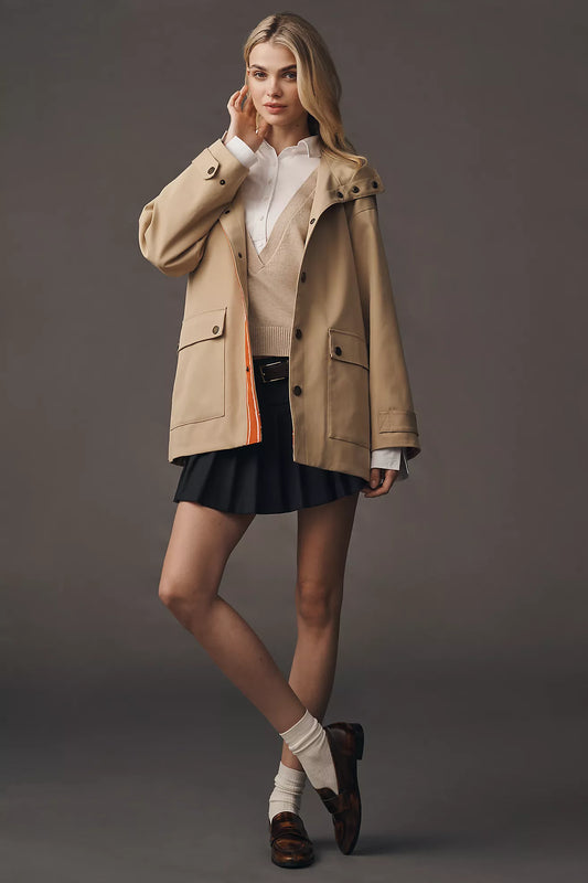 Maeve Hooded Utility Jacket