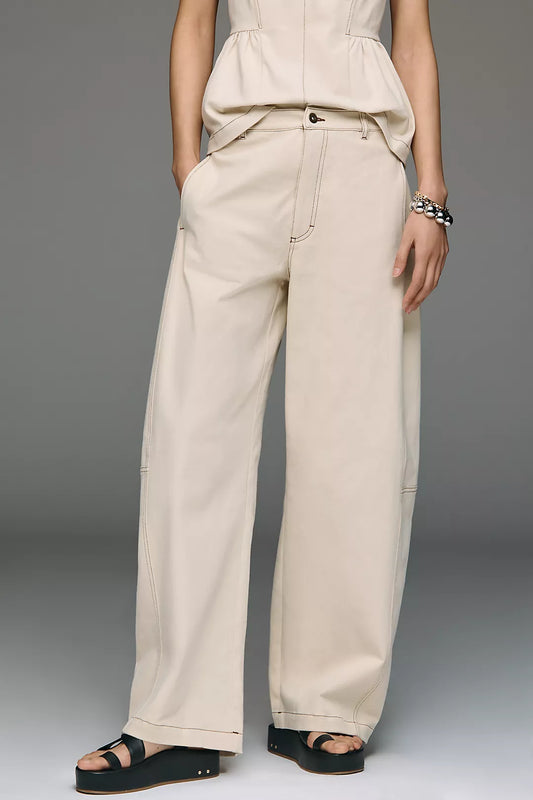 Maeve Curve Puddle Pants