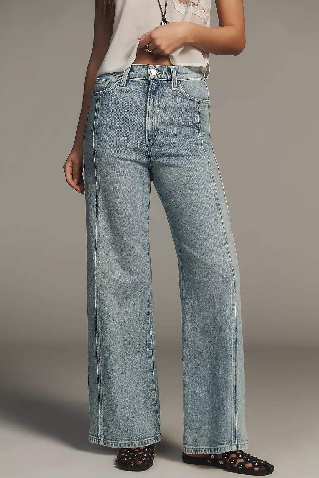 Joe's Jeans Mia High-Rise Wide-Leg Jeans