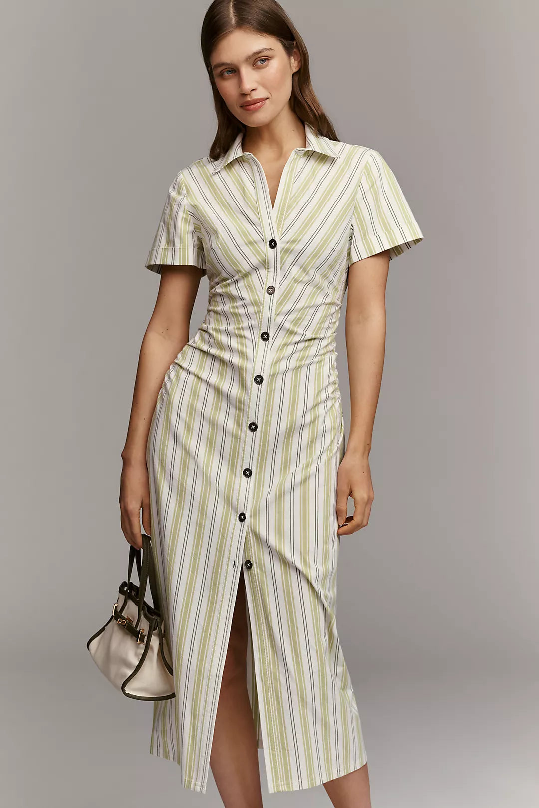 Greer Midi Shirtdress by Pilcro