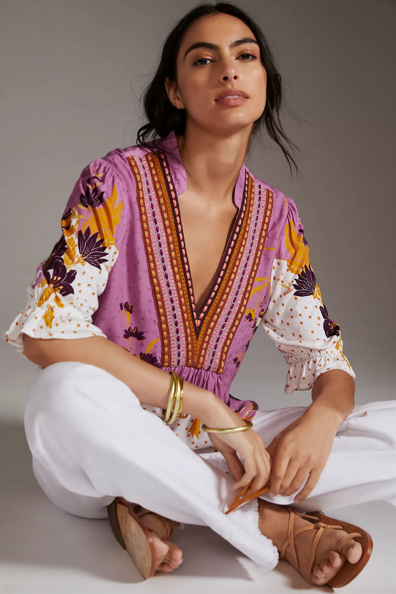 Bl-nk Stephanie Long-Sleeve Top