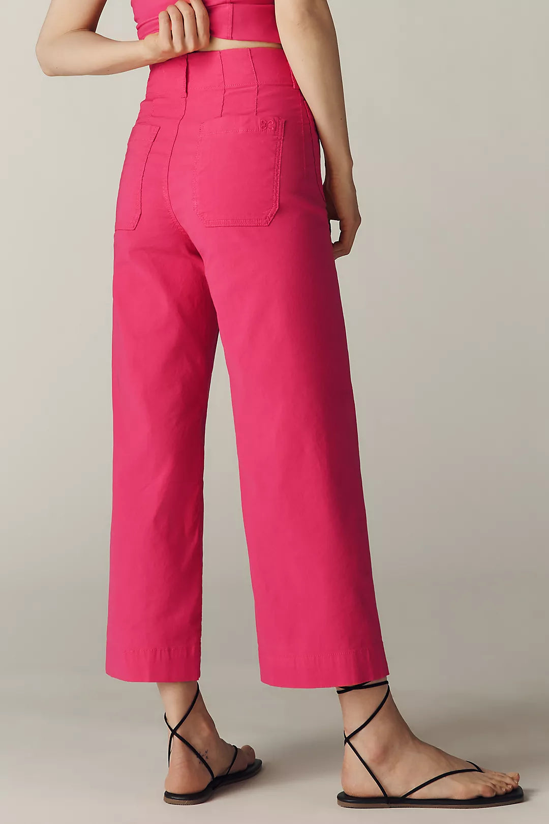 Colette High-Rise Wide-Leg Pants in Magic Fabric