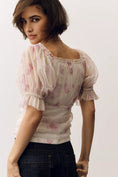 Load image into Gallery viewer, By Anthropologie Fitted Tulle Blouse
