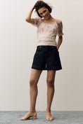 Load image into Gallery viewer, By Anthropologie Fitted Tulle Blouse
