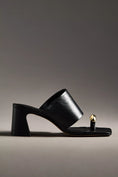 Load image into Gallery viewer, By Anthropologie Toe-Ring Block-Heel Mules
