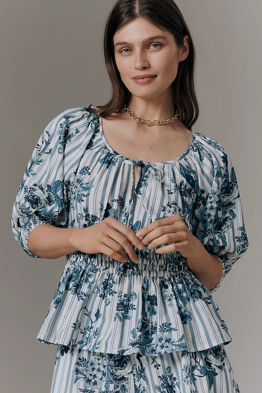The Somerset Puff Sleeve Blouse