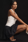 Load image into Gallery viewer, Maeve Halter Twofer Mini Dress
