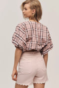 Load image into Gallery viewer, The Ettie High-Rise Scallop Hem Shorts by Maeve

