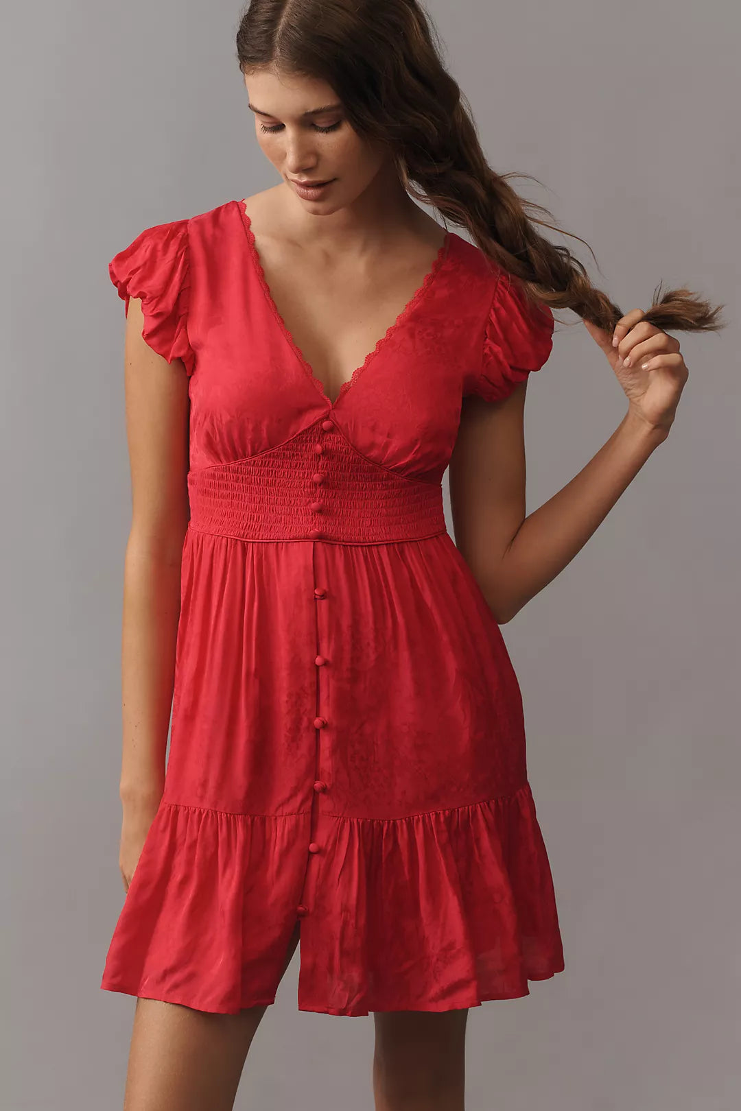 The Peregrine Satin Mini Dress