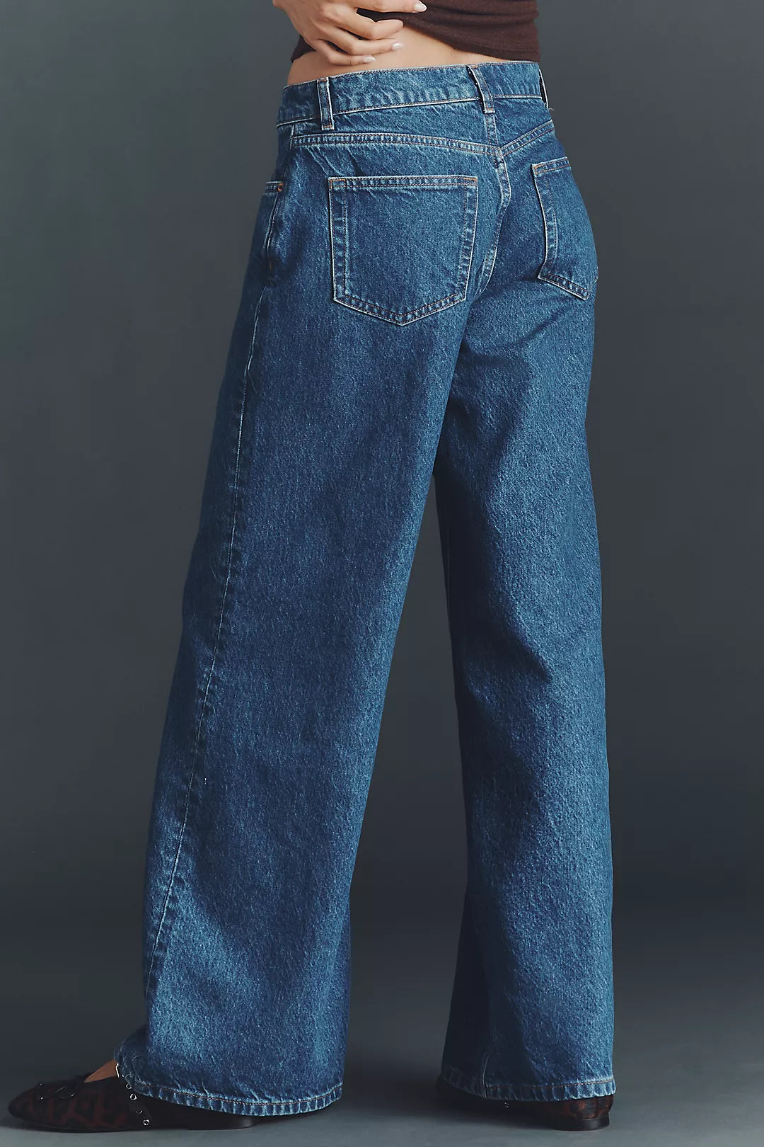 Reformation Cary Low-Rise Wide-Leg Jeans