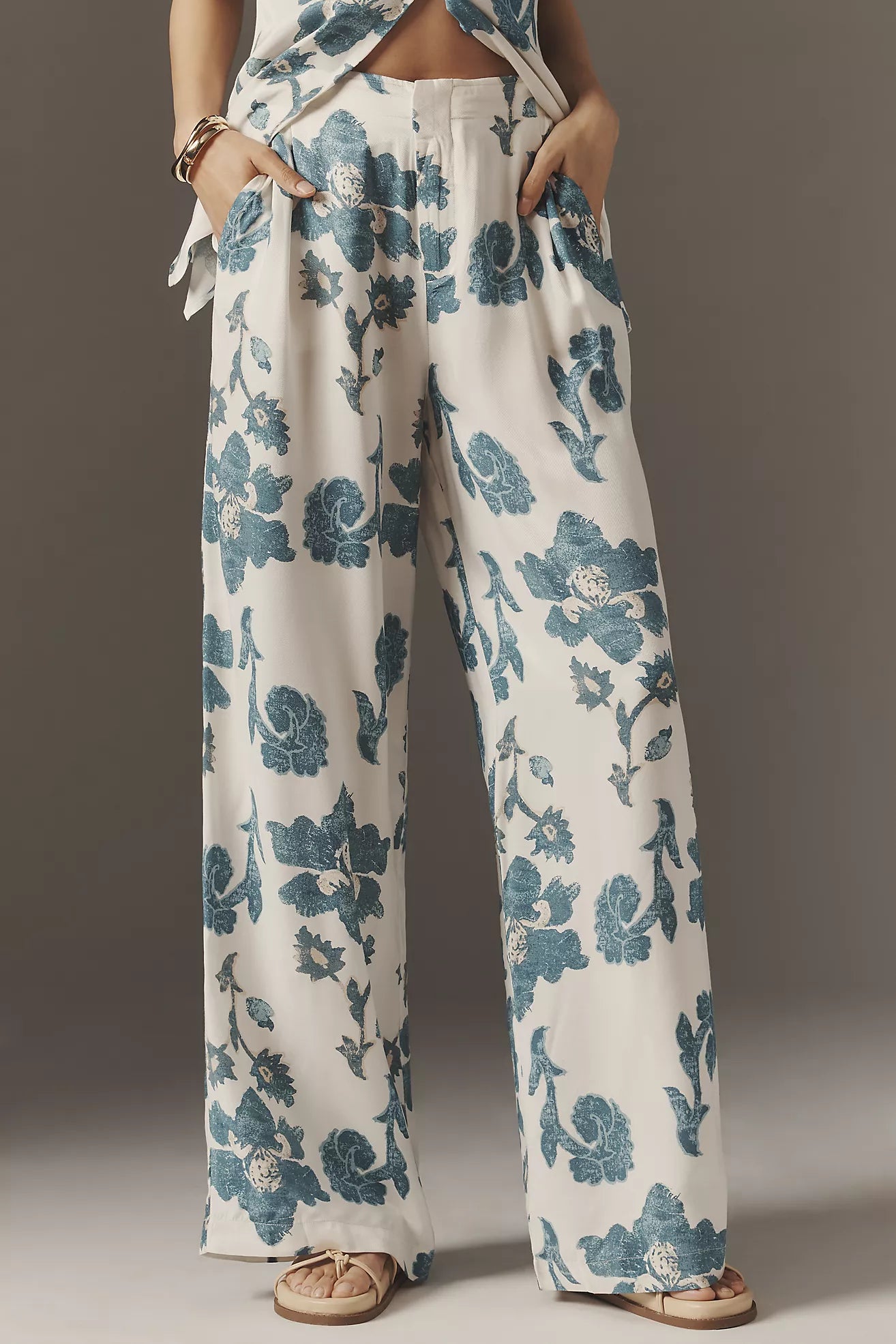 By Anthropologie Silky Trousers