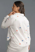 Load image into Gallery viewer, Pilcro Embroidered Icon Buttondown Shirt
