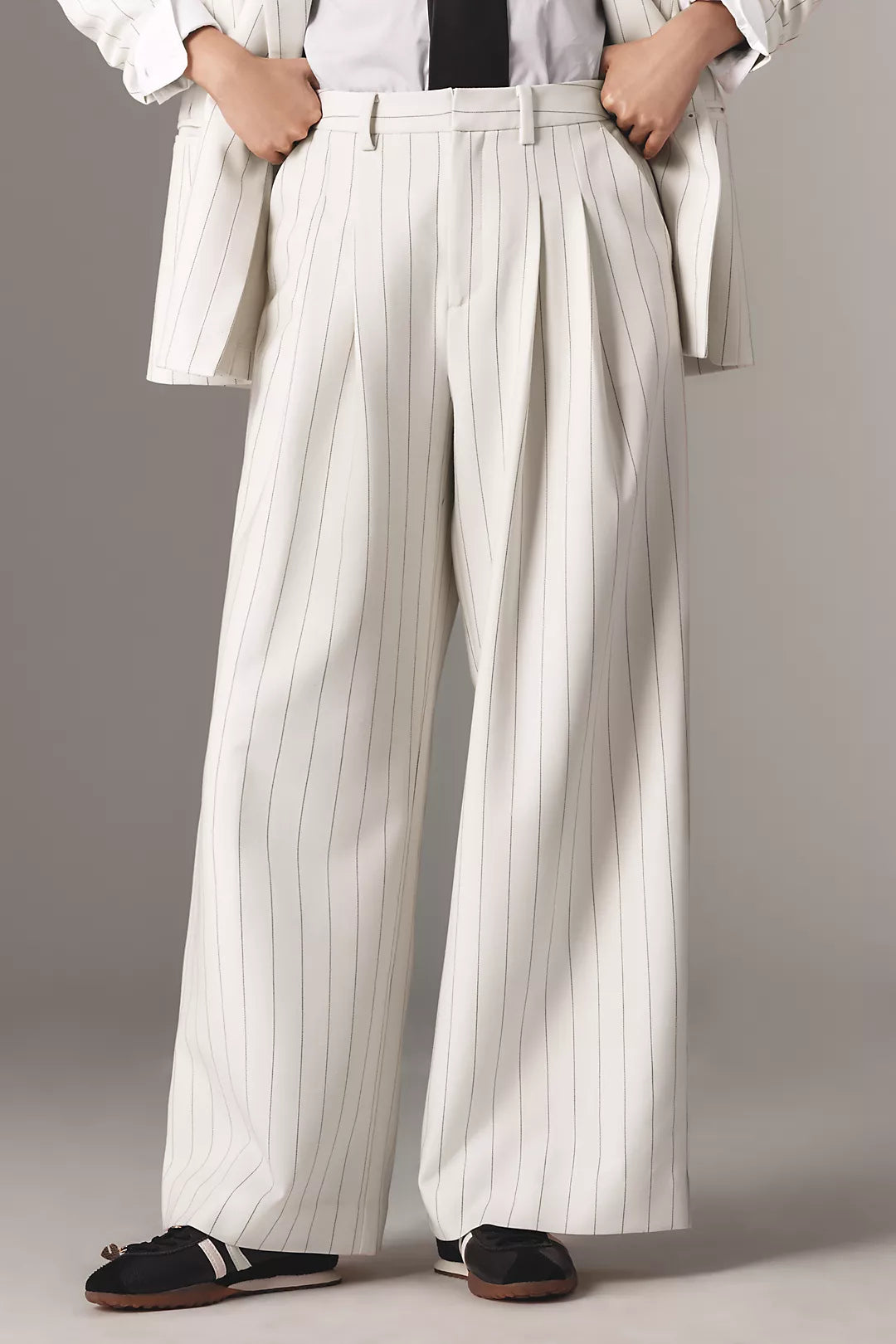 The Avery Elastic-Back Trousers by Maeve