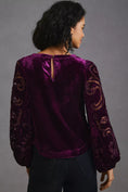 Load image into Gallery viewer, Velvet Cutwork Top
