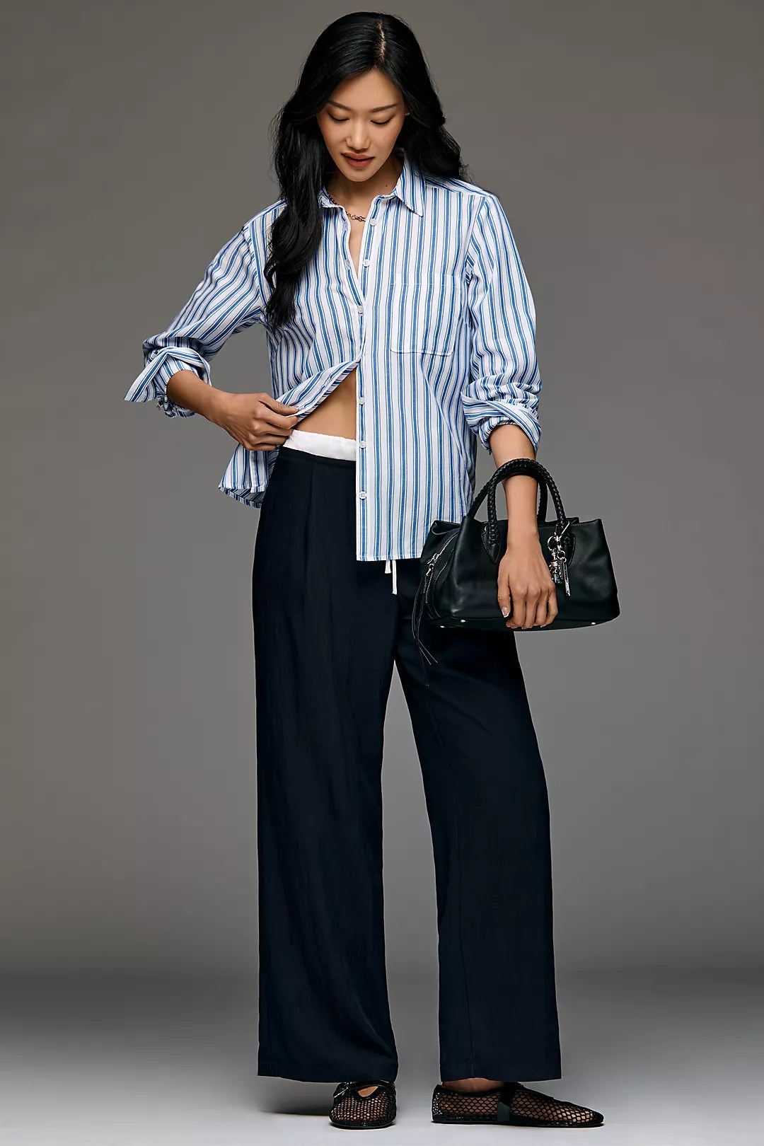 Maeve Combo Drawcord Trousers