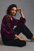 Load image into Gallery viewer, Velvet Cutwork Top
