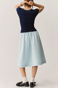Load image into Gallery viewer, By Anthropologie Short-Sleeve Twofer Sweater Midi Dress
