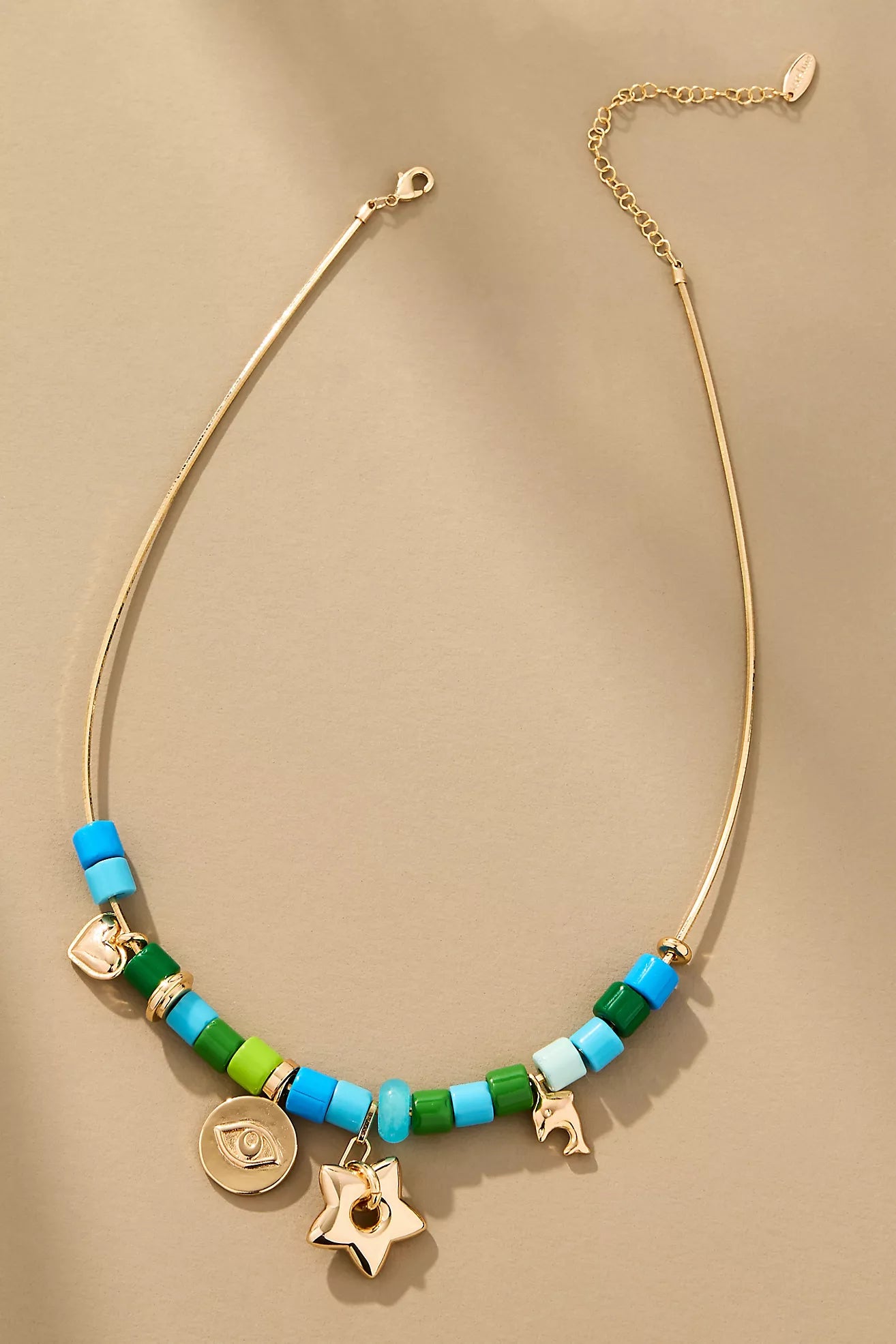 Beaded Charm Necklace